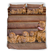 Load image into Gallery viewer, Bordeaux Mastiff Print Bedding Set- Free Shipping
