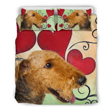 Load image into Gallery viewer, Airedale Terrier Love Print Bedding Sets-Free Shipping