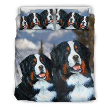 Load image into Gallery viewer, Amazing Bernese Mountain Dog Art Print Bedding Set-Free Shipping