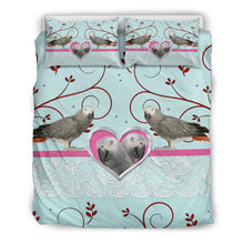 Load image into Gallery viewer, Amazing African Grey Parrot Print Bedding Sets-Free Shipping
