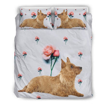 Load image into Gallery viewer, Australian Terrier dog Floral Print Bedding Sets-Free Shipping