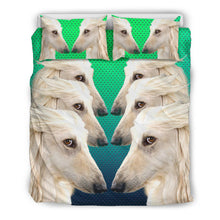 Load image into Gallery viewer, Afghan Hound Dog Art Print Bedding Set-Free Shipping