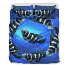 Load image into Gallery viewer, African Cichlid Fish Print Bedding Set-Free Shipping