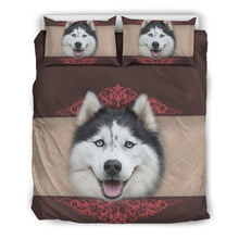 Load image into Gallery viewer, Amazing Siberian Husky Dog Print Bedding Sets-Free Shipping