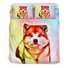 Load image into Gallery viewer, Amazing Colorful Akita Dog Print Bedding Sets-Free Shipping