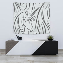 Load image into Gallery viewer, Amazing Sketch Unicorn Print Tapestry-Free Shipping