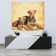 Load image into Gallery viewer, Airedale Terrier Dog Print Tapestry-Free Shipping
