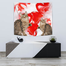 Load image into Gallery viewer, American Bobtail Cat Print Tapestry-Free Shipping