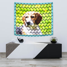 Load image into Gallery viewer, Beagle Dog Art Print Tapestry-Free Shipping