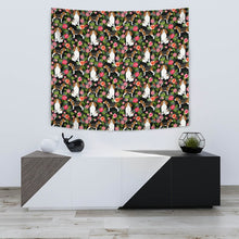 Load image into Gallery viewer, Beagle Dog Floral Print Tapestry-Free Shipping