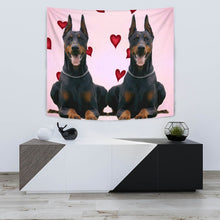 Load image into Gallery viewer, Amazing Doberman Pinscher Print Tapestry-Free Shipping