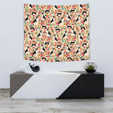 Load image into Gallery viewer, Basenji Dog Floral Print Tapestry-Free Shipping