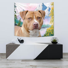 Load image into Gallery viewer, American Staffordshire Terrier Print Tapestry-Free Shipping