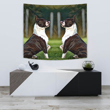 Load image into Gallery viewer, Amazing Boston Terrier Dog Art Print Tapestry-Free Shipping