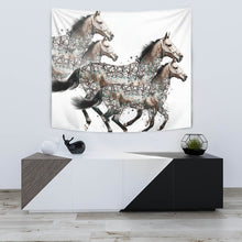 Load image into Gallery viewer, American Quarter Horse Art Print Limited Edition Tapestry-Free Shipping