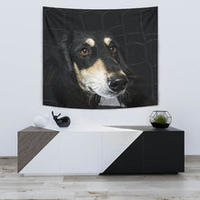 Load image into Gallery viewer, Black Saluki Dog Print Tapestry-Free Shipping