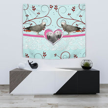 Load image into Gallery viewer, African grey Parrot Print Tapestry-Free Shipping