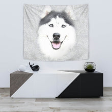 Load image into Gallery viewer, Amazing Siberian Husky Print Tapestry-Free Shipping