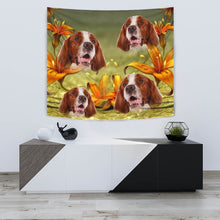Load image into Gallery viewer, Amazing Irish Red and White Setter Print Tapestry-Free Shipping