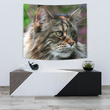 Load image into Gallery viewer, Amazing Maine Coon Cat Print Tapestry-Free Shipping