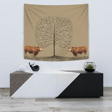 Load image into Gallery viewer, Amazing Gelbvieh Cattle (Cow) Print Tapestry-Free Shipping