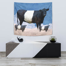 Load image into Gallery viewer, Amazing Belted Galloway Cattle (Cow) Print Tapestry-Free Shipping