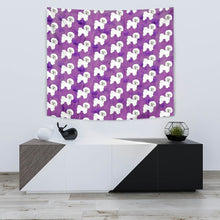 Load image into Gallery viewer, Bichon Fries Dog Pattern Print Tapestry-Free Shipping
