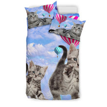 Load image into Gallery viewer, American Shorthair With Air Balloon Print Bedding Set- Free Shipping
