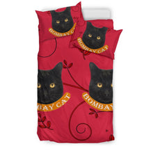 Load image into Gallery viewer, Bombay Cat Print On Red Bedding Set-Free Shipping