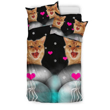 Load image into Gallery viewer, Amazing Somali cat Print Bedding Set-Free Shipping