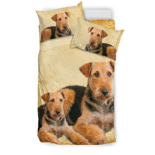 Load image into Gallery viewer, Airedale Terrier Print Bedding Set- Free Shipping