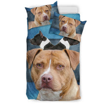 Load image into Gallery viewer, American Staffordshire Terrier Print Bedding Set- Free Shipping