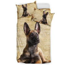Load image into Gallery viewer, Belgian Malinois Dog Print Bedding Set- Free Shipping