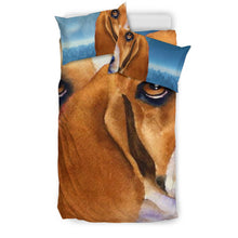 Load image into Gallery viewer, Basset Hound Art Print Bedding Set-Free Shipping