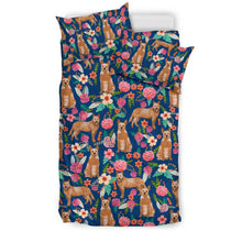 Load image into Gallery viewer, Australian Cattle Dog Floral Print Bedding Sets-Free Shipping4