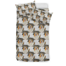 Load image into Gallery viewer, Australian Shepherd Dog Pattern Print Bedding Set- Free Shipping