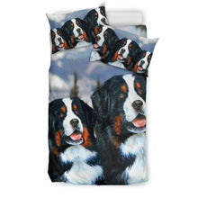 Load image into Gallery viewer, Amazing Bernese Mountain Dog Art Print Bedding Set-Free Shipping