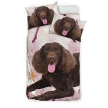 Load image into Gallery viewer, American Water Spaniel Print Bedding Set- Free Shipping