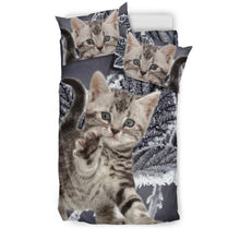 Load image into Gallery viewer, American Bobtail Cat Print Bedding Set- Free Shipping