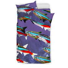Load image into Gallery viewer, Beautiful Neon Tetra Fish Print Bedding Set-Free Shipping