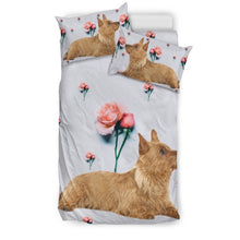 Load image into Gallery viewer, Australian Terrier dog Floral Print Bedding Sets-Free Shipping