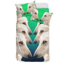 Load image into Gallery viewer, Afghan Hound Dog Art Print Bedding Set-Free Shipping