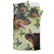 Load image into Gallery viewer, Amazing Beauceron Dog floral Print Bedding Sets-Free Shipping
