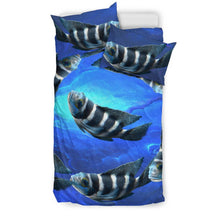 Load image into Gallery viewer, African Cichlid Fish Print Bedding Set-Free Shipping