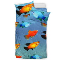 Load image into Gallery viewer, Beautiful Platy Fish Print Bedding Set-Free Shipping