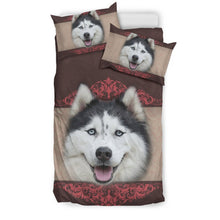 Load image into Gallery viewer, Amazing Siberian Husky Dog Print Bedding Sets-Free Shipping