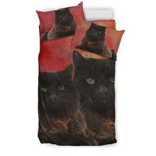 Load image into Gallery viewer, Amazing York Chocolate Cat Print Bedding Set-Free Shipping