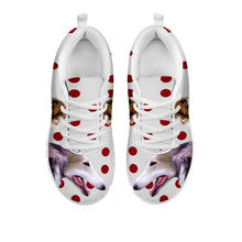 Load image into Gallery viewer, Amazing Borzoi Dog With Red Dots Print Running Shoes For Women-Free Shipping-For 24 Hours Only