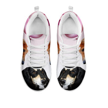 Load image into Gallery viewer, Amazing Black Saluki Dog Print Running Shoes For Women-Free Shipping-For 24 Hours Only