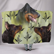 Load image into Gallery viewer, Beauceron dog Print Hooded Blanket-Free Shipping
